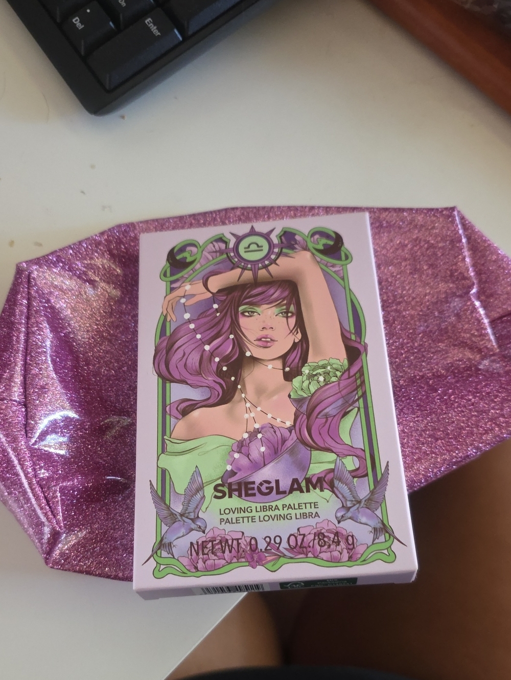 SHEGLAM Loving Libra Eyeshadow Palette — Makeup Bag Included.